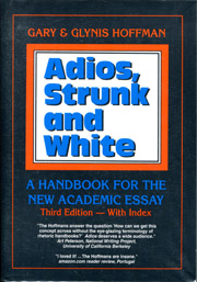 Adios,Strunk and White